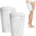 ELERA 2PCs Urine Bag Holder Carer, Comfortable Foley Leg Bag Sleeves Urinary Incontinence Supplies (Medium)