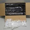 Portable Closet for Hanging Clothes, Portable Wardrobe Closet with Cover, 4 Storage Shelves, 2 Hanging Rods and 8 Side Pockets Easy Assembly and Sturdy Free Standing Closet for Bedroom Brown