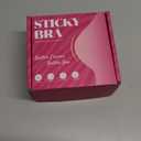 PTENLIDIY Sticky Bra Inserts, Double Sided Sticky Bra Push Up with Nipple Covers, Adhesive Bra Pads for Sport Bra, Beige, Size: M(Fits A-C Cups)