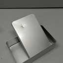 uxcell Metal Tin Box, 7.09" x 4.33" x 2.17" Rectangular Empty Tinplate Containers with Lids, Silver Tone, for Home Organizer, Candles, Gifts, Car Keys, Crafts Storage