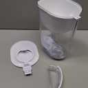 Brita Large Water Filter Pitcher for Tap and Drinking Water, Includes 1 Standard Filter, BPA-Free, Lasts Two Months, 10-Cup Capacity, Bright White