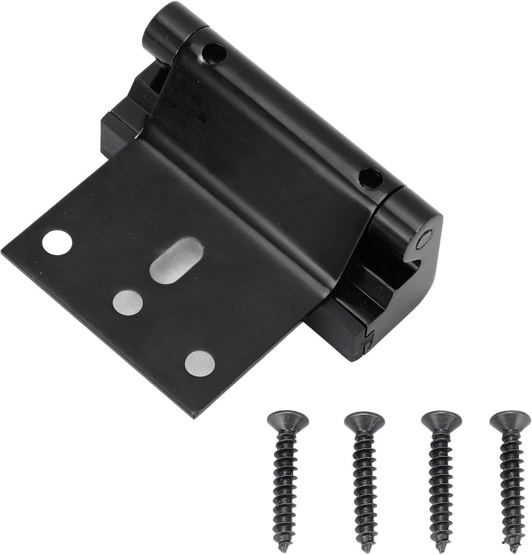 Home Security Door Lock, Heavy Duty Aluminum Alloy Childproof Safety Door Reinforcement Lock for Front Doors Bedrooms Garages Defend Your Home Kids (Black)