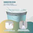 FORID Small Drawstring Trash Bags - 2.6 Gallon White Garbage Bags 240 Count, Durable & Thick Bags, Multipurpose Use