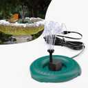 NFESOLAR Bird Bath Heater with Water Pump for Outdoor in Winter, 10FT Long Cord Fountain Pump and Bird Bath Deicer Built-in Thermostatically Controlled for Birdbath Chicken Duck