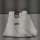 Rawlings Men's Semi-Relaxed Full Length Baseball Pants | Adult Sizes | Solid | Multiple Colors (White, M)