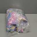 Softan Kids Snuggies Wearable Fleece Blanket with Sleeves & Foot Pocket for Kids Girls Boys, Lightweight Soft Blanket,Glow in the dark Rainbow Unicorn