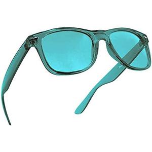 PURPLE CANYON Aqua Color Therapy Glasses for Chakra Healing, Chromotherapy, and Mood