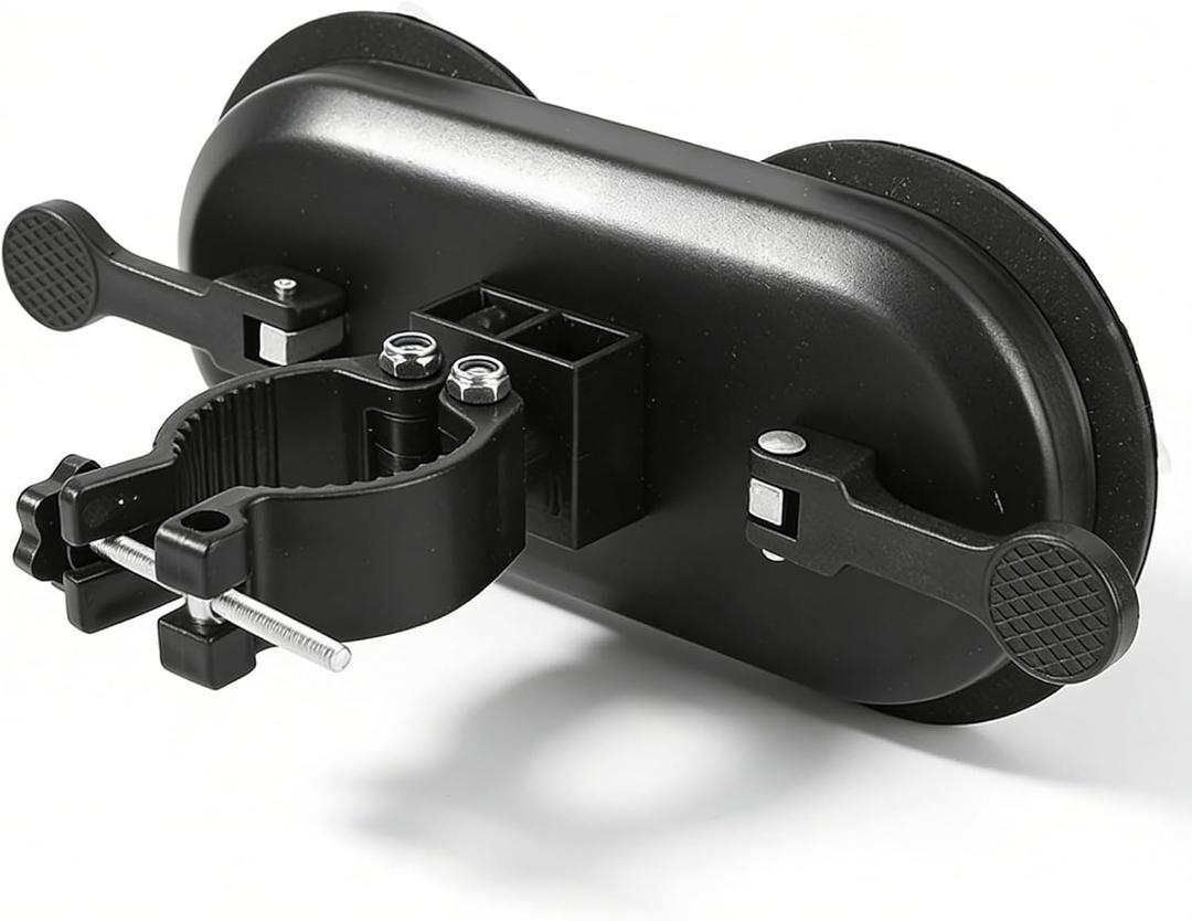 Yosoo Health Gear Massage Gun Holder Wall Mount Suction Cup Hand Massage Gun Mount, Stable Strong Vacuum Suction Cup Massage Gun Holder for Self Massage, Aluminium Alloy