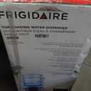 Frigidaire Water Cooler Dispenser, Top Load Water Cooler for Home, Garage, Dorm, RV & Cottage, Hot & Cold Water Dispenser for 3 and 5 Gallon Bottles, Stainless Steel