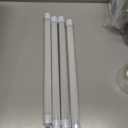 4 Pack F15T8 LED Replacement Bulb,120V,7W,5000K Daylight White,F15T8 LED Rotatable End Caps,Frosted Cover,18 Inch Led Bulb