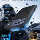 Heavy Duty Case for iPhone 17 Pro [Fit for MagSafe] Military-Grade Shockproof Protection Rugged Phone Case, Anti-Fingerprint Cover for i Phone 17 Pro 6.3", Black