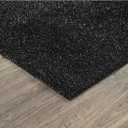 Garland Rug Artificial Grass 5 ft. x 8 ft. Large Indoor/Outdoor Area Rug Black -Lush Black, Durable, and Low-Maintenance for Patios, Lawns, and More