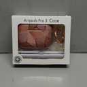 Inesore for AirPods Pro 3 Case 2025 with Lock, for Women Girly Floral Cute Case Compatible with Apple Airpods Pro 3rd Generation Cover, with Phone Stand,Keychain & Cleaner Kit-Pink Gold Marble