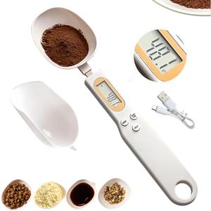 Digital Measuring Spoon Electronic Scale Spoon Weighing for Food Coffee Powder Tea Ingredients Spice Baking Kitchen Gram Measuring Spoons High Precision 0.1g