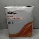 Heated Mattress Pad King, Dual Controller Electric Mattress Pad with Preheat Functions, Bed Warmer with 12 Heat Settings & 1-12 Hours Auto Shut Off, Machine Washable(78"x80", White)