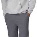 Hanes Mens EcoSmart Best Sweatpants, Athletic Lounge Pants with Cinched Cuffs, 1 Or 2 Pack (Gray, L)