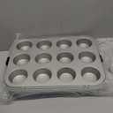 2-Pack Cupcake Pan with Lid, 12-Cup Nonstick Muffin Pan with Handle  Cupcake Carrier for Baking & Transporting, Perfect for Party, Holiday, Gathering (Silver)