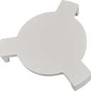 15.2" Heat Deflector Conveggtor for Kamado Accessories, Ceramic Pizza Stone with 3 Legs, Smoking Plate Grill Accessories Plate Setter-Extra Thick