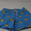 Aueyan Funny Swim Trunks for Men,Mens Swim Shorts Blue Bathing Suit Duck Printed Swimming Trunks Fun Swimsuit Short 5 inch Inseam Board Shorts with Pockets and Mesh Lining,Small