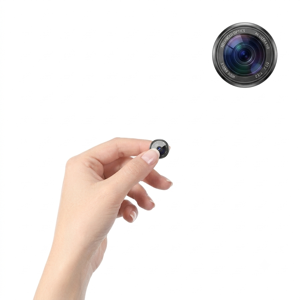 RFAWKNG 1pcs Only 0.9 inch Hidden Camera with Audio/Video Mini Small Spy Home Indoor Night Vision Motion Detection Baby Monitor Wireless Outdoor Nanny WiFi espias Security Secret (1, Black, mini)