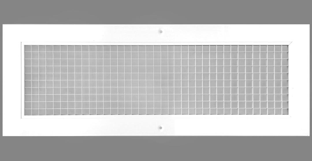 HVAC Premium 10'' x 32'' or 32'' x 10'' Cube Core Eggcrate Return Air Grille - Aluminum Rust Proof - HVAC Vent Duct Cover - White [Outer Dimensions: 11.75 x 33.75]