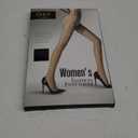 G&Y 3 Pairs Women's Sheer Tights - 20D Control Top Pantyhose with Reinforced Toes (Black)