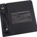 ARTIBETTER Typec External DVD Drive Portable USB Optical Drive for Laptop Multi-Function Cd Player Burner Lightweight and Shockproof Easy to Use No Extra Drivers