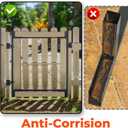 Sidasu 2Pcs Fence Gate Kit DIY Gate Building Kit, 36"-72" Heavy Duty Wood Fence Gate Kit with 4-5 Feet Height, Fits Both 1"x4" and 2"x4" Wood