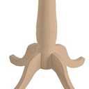 5" Hardwood Turned Dining Table Pedestal Base