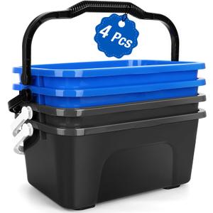 3 Gallon Mop Cleaning Water Bucket with Handle, 1 Pack