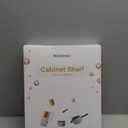 Nxconsu Expandable Cabinet Shelf Organizer Riser for Kitchen Pantry Cupboard Under Sink Countertop Home Storage Organization Rack Space Saver Freestanding Heavy Duty Nonslip Stackable Black Large