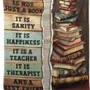 Book Blanket Vintage Book Lovers Throw Blanket - Gifts for Women-Super Soft Flannel Blanket for Sofa Couch Bed Camping Travel - Plush Warm Cozy Home Decor for All Seasons,40"x50"for Kids/Baby
