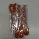 ADLORYEA Wooden Spoons, 6 Pieces 9 Inch Wood Soup Spoons for Eating Mixing Stirring, Wood Spoon with Japanese Style Kitchen Utensil