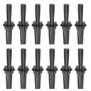 10 Pack 5/8" Wedge and Feather Shims Set Concrete Rock Stone Splitter Hand Tools for Rock, Stone, Concrete, Marble, Granite Rock Splitting Wedges