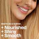 ATTITUDE Nourishing Hair Shampoo, EWG Verified, For Dry and Damaged Hair, Naturally Derived Ingredients, Vegan and Plant Based, Grapeseed Oil and Olive Leaves, 16 Fl Oz