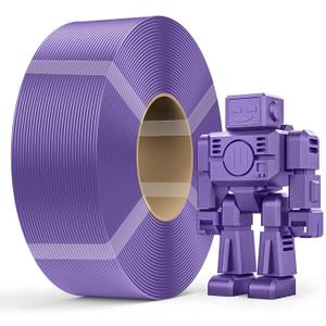 Creality Refill PETG Filament 1kg(2.2lbs) 3D Printer Filament:Refilament 1.75mm PETG Filament, for Bambu Lab Reusable Spools, Dimensional Accuracy 0.03mm, Purple