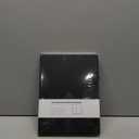 Blank Notebook, Hardcover Sketch Book, 8.5" x 11" Large Blank Journal, No Bleed Thick Paper Sketchbook for Drawing, Unlined Notebook Journal for Women Men School, A4 Leather Sketchbook Lay Flat, Black