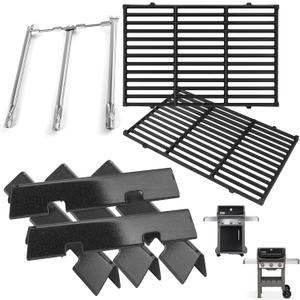 GS4 Spirit 2 Parts for Weber Spirit Grill Parts Spirit II/I 300 SER Replacement Accessories for Weber 67046 7636 69797 68843 3400302 Flavor Bar,67025 69787 Burner,7638 Grate&Crossover Tube 69899 67278