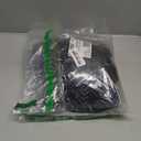 Premium Disposable Boot & Shoe Covers Booties, Durable, Non-Slip, Non-Toxic, Recyclable Protectors, Fits Most Shoes - Black - Pack of 100 (50 Pairs) (Standard)