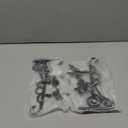 4-Pack 10 Inch Aesthetic Plant Hanger Indoor and Outdoor  Metal Hanging Plant Bracket with Hummingbird Pattern  Heavy Duty Plant Hooks for Hanging Flower Baskets, Bird Feeder, Wind Chime, Lantern