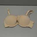 Pushlus Push Up Thick Padded Plunge Underwire T Shirt Lace Bra Lift Support for Women Add One Cup, 34B