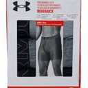 Under Armour Boxerjock Boxer Briefs Size L 3 Pack Underwear 6” Inseam Black Gray, XL