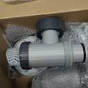 Pool Inlet and Outlet Fittings for Intex Pool Pump, Includes Plunger Valve, 1.5" Outlet Strainer & Inlet Nozzle, Replacement Above Ground Pool Parts Pool Hose Adapter for Intex Sand Pump