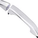 APPERFiT Exterior Door Handle Chrome for Rear Driver or Passenger Side Compatible with 2014-2020 Chevy Chevrolet Silverado Suburban Tahoe, GMC Sierra Yukon Door Parts 84711849