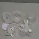 Wearable Milk Collection Cup, Hands Free Breast Pump Accessories Replacement, Milk Collector Compatible with Most Electric Breast Pump,Zomee/Spectra/Medela/Ameda/Freemie Collection Parts(24 mm 2Pcs)