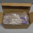 INLOLLY Octopus Tentacle Plant Stakes Set of 7 – Hand-Painted Resin Purple & Black Tentacles for Sea Witch Decorations, Halloween Tentacle Decor, Garden Pots, Office Tentacle Decor