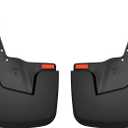 Husky Liners Rear Mud Guards | Fits 2019-2024 Dodge Ram 1500 with Factory OEM Flares ONLY (Will NOT Fit TRX Edition) - Black, 2 Pc. | 59131