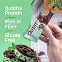 Quest Nutrition Mint Chocolate Chunk Protein Bars, 20g Protein, 1g Sugar, 4g Net Carb, Gluten Free, Keto Friendly, 12 Count (EXP 12/19/25)