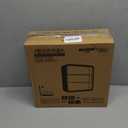 Clear Display Case for Figures, Collectibles Display Box with Shelves, 12 Inch Wall Mounted or Desktop Plastic Organizer, Miniature Acrylic Display Storage Case for Rock Stone Mini Figure, White