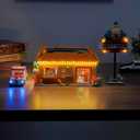 LocoLee Light kit Compatible with Lego 10352 The Simpsons: Krusty Burger - No Model Only Light, LED Lighting Accessories Compatible with Lego 10352 Krusty's Burger Joint (Standard Version)